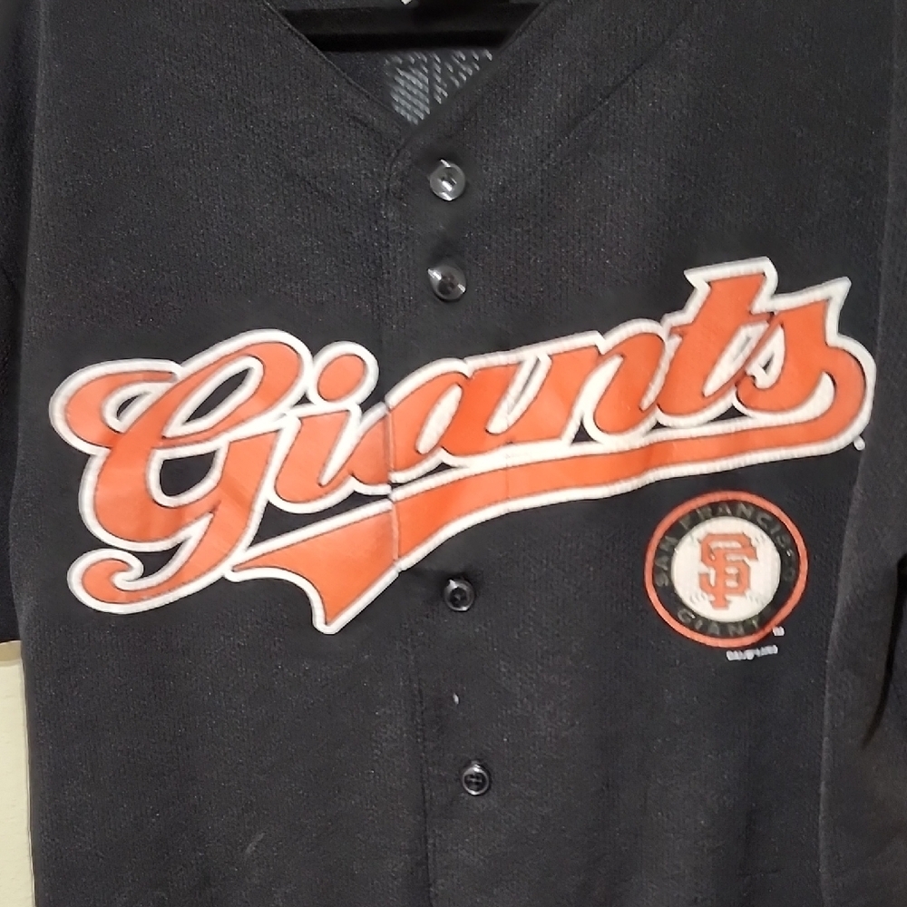 Vintage Giants Barry BONDS Black Jersey - Picture 4 of 9